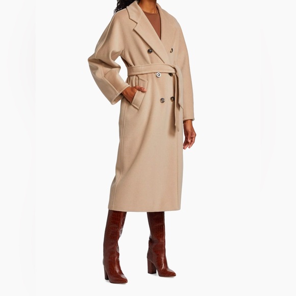 MAX MARA 101801 ICON MADAME WOOL & CASHMERE DOUBLE BREASTED COAT - Picture 7 of 16